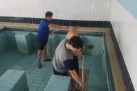 서구국민체육센터 수영장 물교체 완료